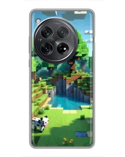 Чехол для Xiaomi Redmi K80 с картинкой «Minecraft летний день»
