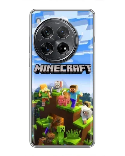 Чехол для Xiaomi Redmi K80 с картинкой «Minecraft классический мир» Чехол для Xiaomi Redmi K80 с картинкой «Minecraft классический мир»