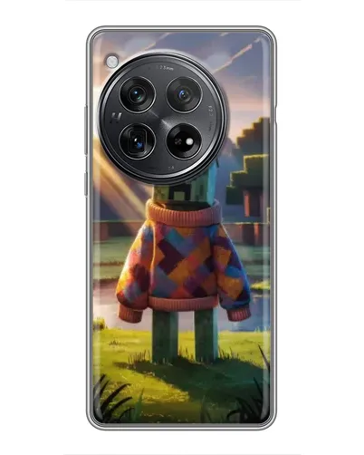 Чехол для Xiaomi Redmi K80 с картинкой «Крипер в свитере» Чехол для Xiaomi Redmi K80 с картинкой «Крипер в свитере»
