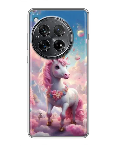 Чехол для Xiaomi Redmi K80 с картинкой «Единорог среди облаков»