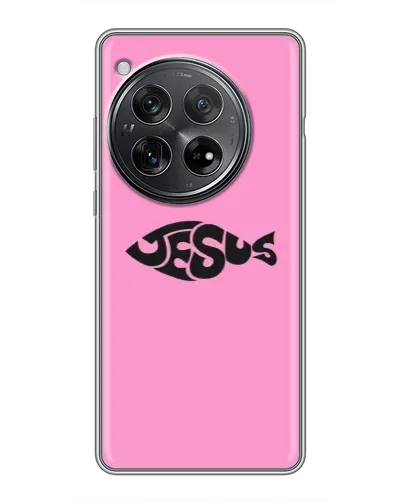 Чехол для Xiaomi Redmi K80 с картинкой «Розовый символ Jesus» Чехол для Xiaomi Redmi K80 с картинкой «Розовый символ Jesus»