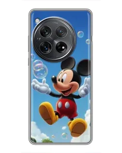 Чехол для Xiaomi Redmi K80 с картинкой «Mickey и мыльные пузыри»