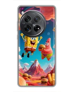 Чехол для Xiaomi Redmi K80 с картинкой «Космический фастфуд»