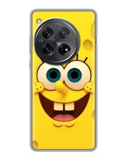 Чехол для Xiaomi Redmi K80 с картинкой «Губка Боб улыбка»