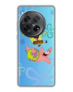 Чехол для Xiaomi Redmi K80 с картинкой «Спанч Боб и Патрик»