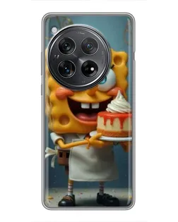 Чехол для Xiaomi Redmi K80 с картинкой «Повар Спанч Боб»