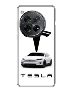 Чехол для Xiaomi Redmi K80 с картинкой «Tesla White Style»