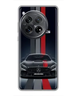 Чохол для Xiaomi Redmi K80 з картинкою «Mercedes — білий карбон»
