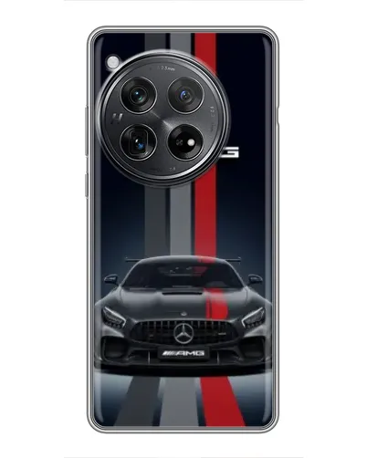 Чехол для Xiaomi Redmi K80 с картинкой «Mercedes — белый карбон»