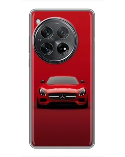 Чехол для Xiaomi Redmi K80 с картинкой «Красный Mercedes AMG»