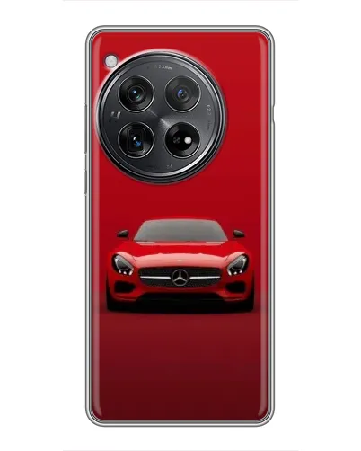 Чехол для Xiaomi Redmi K80 с картинкой «Красный Mercedes AMG»