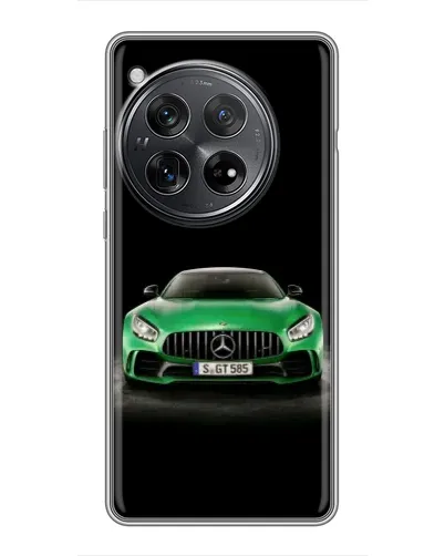 Чехол для Xiaomi Redmi K80 с картинкой «Mercedes — неоновый лого»