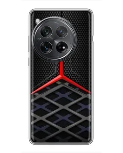 Чехол для Xiaomi Redmi K80 с картинкой «Mercedes Carbon Grid»