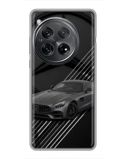 Чехол для Xiaomi Redmi K80 с картинкой «Mercedes AMG — графика»