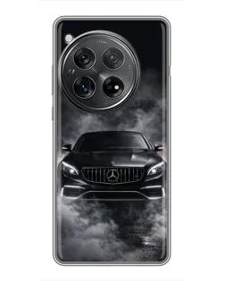 Чехол для Xiaomi Redmi K80 с картинкой «Mercedes в дыму»