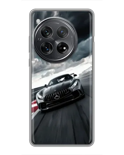 Чехол для Xiaomi Redmi K80 с картинкой «Гоночный Mercedes AMG»