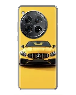 Чехол для Xiaomi Redmi K80 с картинкой «Желтый Mercedes GT»