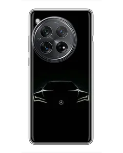Чехол для Xiaomi Redmi K80 с картинкой «Mercedes — силуэт авто»