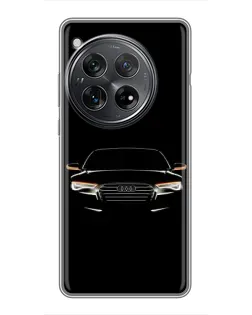 Чехол для Xiaomi Redmi K80 с картинкой «Audi — ночной контур»