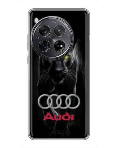 Чехол для Xiaomi Redmi K80 с картинкой «Пантера и Audi» Чехол для Xiaomi Redmi K80 с картинкой «Пантера и Audi»