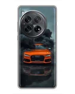Чехол для Xiaomi Redmi K80 с картинкой «Audi в облаках дыма»