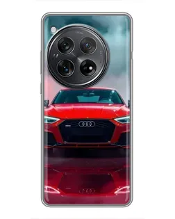 Чехол для Xiaomi Redmi K80 с картинкой «Audi RS — красный стиль»