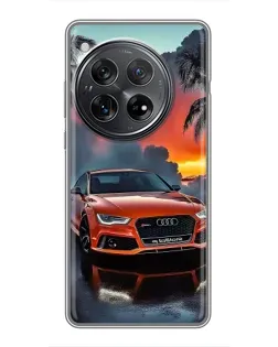 Чехол для Xiaomi Redmi K80 с картинкой «Audi — закат»