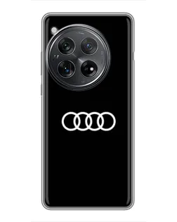 Чехол для Xiaomi Redmi K80 с картинкой «Audi White Logo»