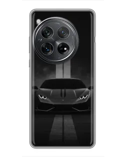 Чехол для Xiaomi Redmi K80 с картинкой «Lamborghini симметрия дорог»