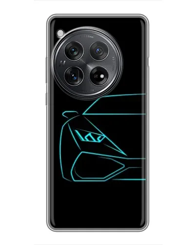 Чехол для Xiaomi Redmi K80 с картинкой «Голубой силуэт Lamborghini» Чехол для Xiaomi Redmi K80 с картинкой «Голубой силуэт Lamborghini»