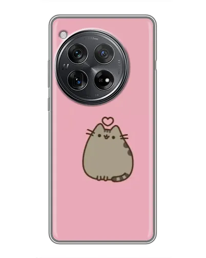 Чехол для Xiaomi Redmi K80 с картинкой «Pusheen сердце» Чехол для Xiaomi Redmi K80 с картинкой «Pusheen сердце»
