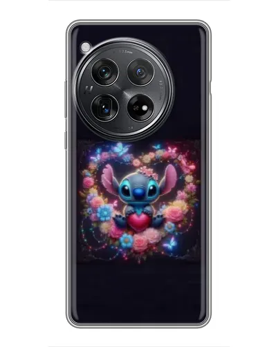 Чехол для Xiaomi Redmi K80 с картинкой «Stitch в цветах»