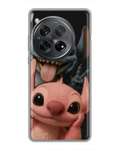 Чехол для Xiaomi Redmi K80 с картинкой «Стич и Ангел»