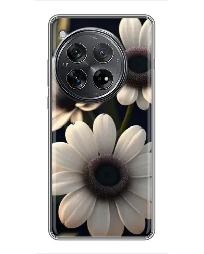 Чехол для Xiaomi Redmi K80 с картинкой «Белые маргаритки макро»