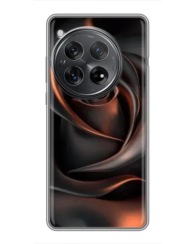 Чехол для Xiaomi Redmi K80 с картинкой «Шелковая черная роза»