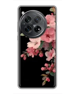 Чехол для Xiaomi Redmi K80 с картинкой «Розовая ветка сакуры»