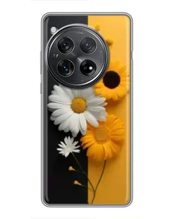 Чехол для Xiaomi Redmi K80 с картинкой «Подсолнух и ромашка»