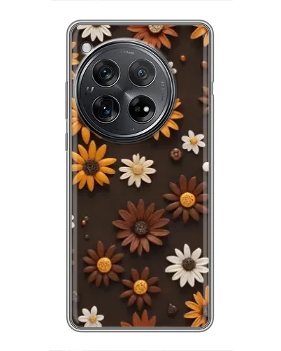 Чехол для Xiaomi Redmi K80 с картинкой «Узор из маленьких подсолнухов»