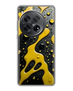Чехол для Xiaomi Redmi K80 с картинкой «Жидкое желтое золото»