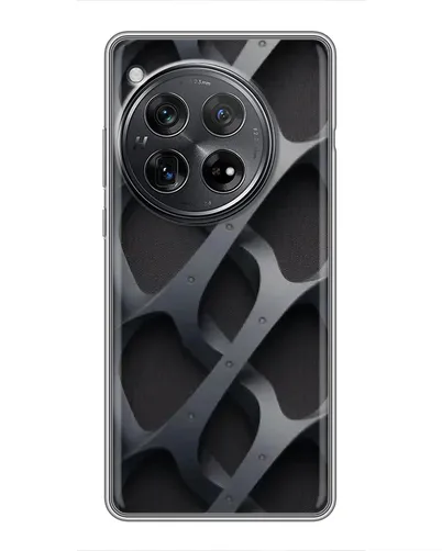 Чехол для Xiaomi Redmi K80 с картинкой «Объемное серое плетение»