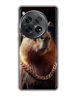 Чохол для Xiaomi Redmi K80 з картинкою «Капібара золотий ланцюг»