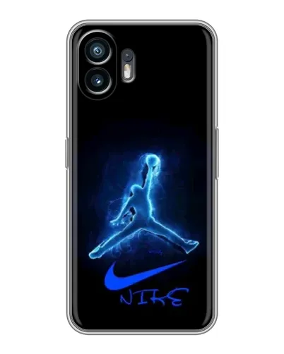 Чехол для Xiaomi Redmi K90 Max с картинкой «Jordan Neon Blue» Чехол для Xiaomi Redmi K90 Max с картинкой «Jordan Neon Blue»