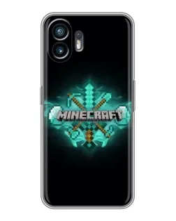 Чехол для Xiaomi Redmi K90 Max с картинкой «Minecraft Diamond лого»