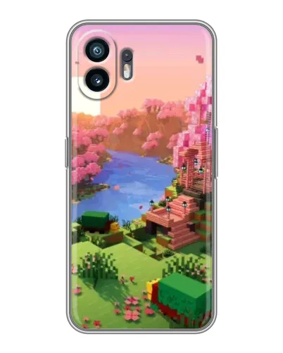 Чехол для Xiaomi Redmi K90 Max с картинкой «Розовое дерево Minecraft»
