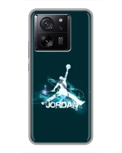 Чохол для Xiaomi Redmi K90 з картинкою «Jordan Blue Fire»