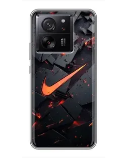 Чохол для Xiaomi Redmi K90 з картинкою «Nike — ефект розломів»
