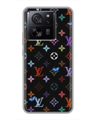 Чохол для Xiaomi Redmi K90 з картинкою «Кольорова монограма LV»