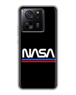 Чохол для Xiaomi Redmi K90 з картинкою «NASA — класика Red Blue»