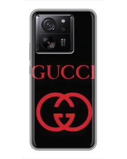 Чохол для Xiaomi Redmi K90 з картинкою «Gucci — червоний логотип»
