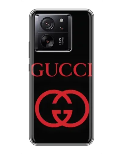 Чохол для Xiaomi Redmi K90 з картинкою «Gucci — червоний логотип»
